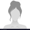 Person gray photo placeholder woman in shirt on white background